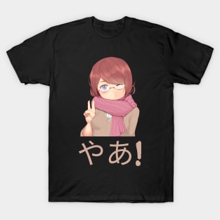 Hi Anime Cute girl T-Shirt